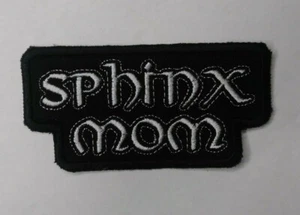 Sphynx Cat Patch Gift for Cat Lover Cat mom Hairless Cat Patch for Jacket or Bag - Picture 1 of 2