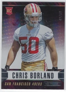 2014 PANINI ROOKIES & STARS CHRIS BORLAND LONGEVITY RC 42/99 FORTY-NINERS #120 - Picture 1 of 2