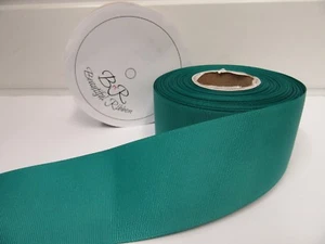 3mm 6mm 10mm 16mm 22mm 38mm 50mm DARK JADE GREEN Grosgrain Ribbon Tape Bow Bows - Picture 1 of 10
