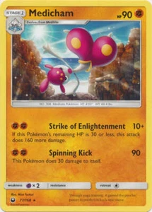 Medicham 77/168 Rare - Himmelssturm SM7 Pokemon Karte - Bild 1 von 1