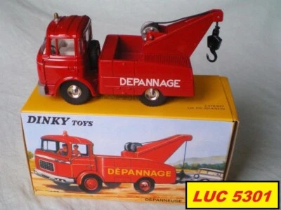 BERLIET GAK DÉPANNEUSE ROUGE #589 DE 01/2015 AU 1/43 PAR DINKY / ATLAS - Photo 1/4