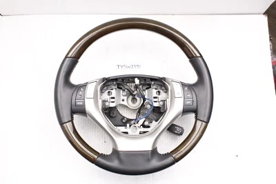 Volante Lexus ES350 ES300H 2013-2016 cuero negro madera manos libres Foto 1 de 4