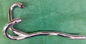 Siamese High Level Exhaust Triumph TR5, 3TA, 5TA T90 T100 Unit 1958-62 UK Made - Picture 1 of 3