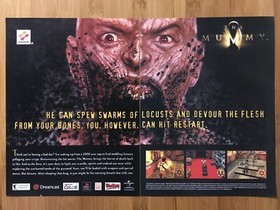 The Mummy Sega Dreamcast 2000 Vintage Print Ad/Poster Art Official Promo Rare