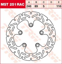 Brake disc Suzuki RF900 / R >530< GT73B year 1997 TRW Lucas MST251RAC
