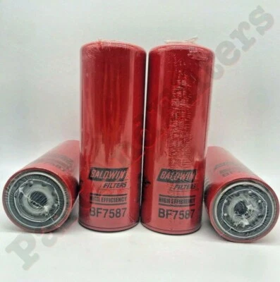 Filtro de combustible Baldwin BF7587 (paquete de 4) envío rápido gratuito Foto 1 de 2