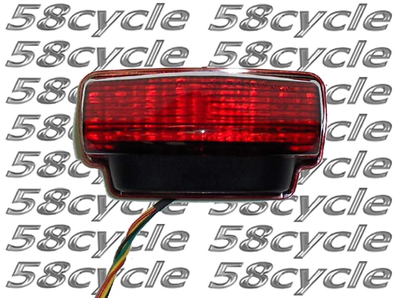 07-12 CBR 600RR LED ROJO Luz de señal trasera Luz de señal trasera integrada Freno trasero 2008 Foto 1 de 3