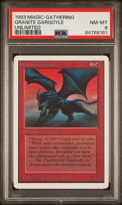 Granite Gargoyle - Unlimited - Near Mint - PSA 8. POP 3. More MTG in store. - Image 1 of 2