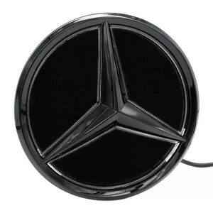 Mercedes-Benz Raised Black LED 20.5 Grill Emblem 20-2024 GLC GLS GLE A0008881600 - Picture 1 of 10