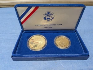 United States Liberty Coins 1886-1986 With Case Great Condition, Free Shipping. - Picture 1 of 8
