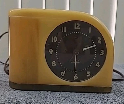 Westclox Moonbeam Alarm Clock Model 65-J Working  - Image 1 of 4
