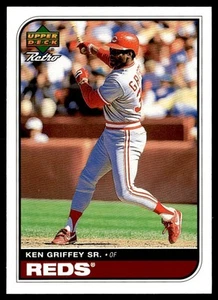 1998 Upper Deck Retro Ken Griffey Sr. Cincinnati Reds #23 - Foto 1 di 2