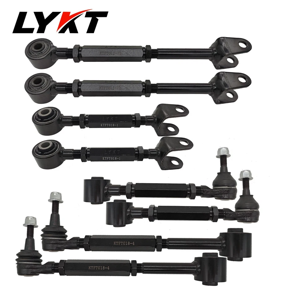 LYKT 8pcs Rear Adjustable Camber&Toe arm Kit for Lexus IS250/IS350/F、GS300~GS460 - Image 1 of 4