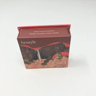 Benefit Cosmetics JAVA Rosy Mocha Blush Full Size 0.21oz/6g New Boxed - Image 1 of 2