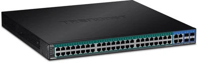 TRENDnet 52-Port Gigabit Web Smart PoE+ Switch (tpe-5240ws) (tpe5240ws) - Image 1 of 3