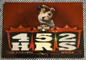 Carl YASTRZEMSKI🔥2007 Topps Triple Threads Combo Pants & Jersey Relics 13/36💥 - Bild 1 von 3