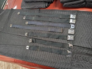 Parts & Pieces 1968 GM Deluxe Black Seatbelts Buick Chevy Olds Pontiac 1969 1970 - Picture 1 of 20