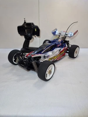 TAMIYA NITRO BLASTER NDF 01 CHASSIS GLOW ENGINE R/C CAR  1:10 Rare - Immagine 1 di 4