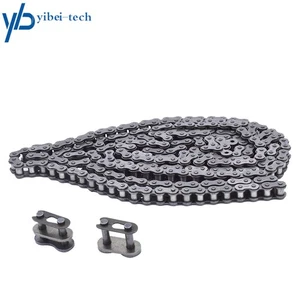 5pcs #40 Roller Chain 10 Feet with 10 Connecting Links Carbon Steel 0.5" Pitch - Bild 1 von 8