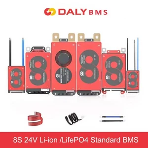 Daly BMS 8S 24V 15A 20A 60A-200A LiFePo4 Li-ion Battery BMS with Balance+NTC Lot - Picture 1 of 26