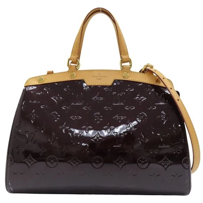 Bolso de Hombro LOUIS VUITTON Brea MM Vernis Cuero Amarante M91619 Foto 1 de 4