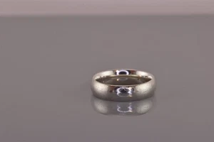 Sterling Silver 5mm Solid Comfort Fit Band Ring FC 925 Sz: 7 - Picture 1 of 8