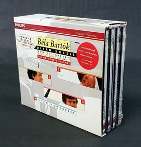 1995 Bela Bartok: Klavierwerke Works for piano solo 3 Cds + Bonus-CD im Schuber - Picture 1 of 1