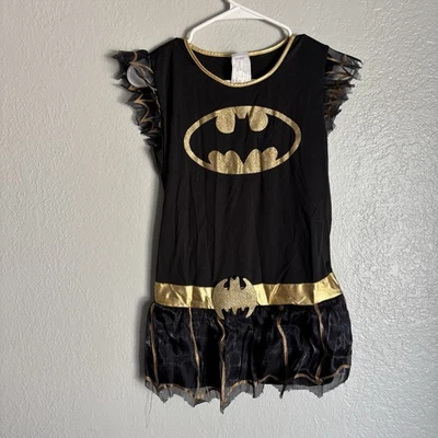 DC Batgirl Tunic Top Child Size M/L Costume Cosplay Dress Up Halloween - Image 1 of 4