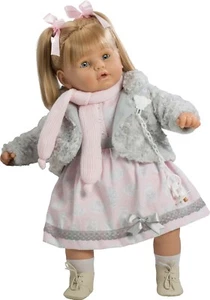 Berbesa - Dulzona poupée bébé pleureur gilet gris, 62 cm (8043) En boîte - Foto 1 di 2