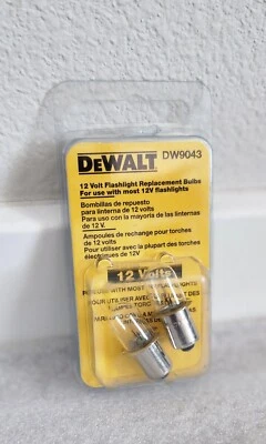 DeWalt Flashlight Replacement Bulbs 12 volts dw9043 - Image 1 of 3