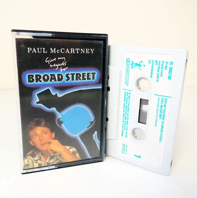 Paul McCartney Cassette Give My Regards To Broad Street Tape - Image 1 of 4