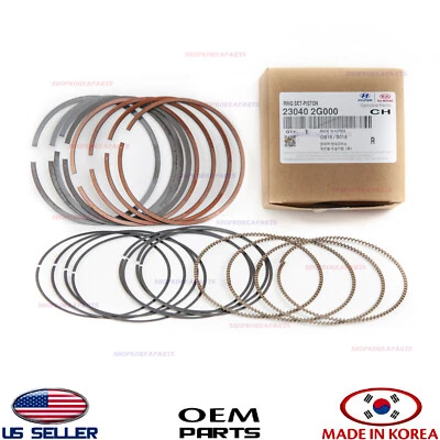 Genuine Engine Piston Ring Set -STD- OEM KIA FORTE 2009-2013 TUCSON 2010-13 2.0L - Изображение 1 из 3
