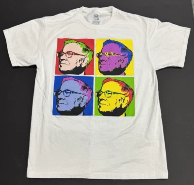 Warren Buffett Berkshire Hathaway Meeting Andy Warhol Omaha T Shirt Large FOTL - Image 1 of 4