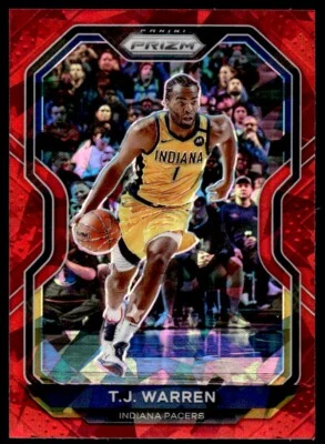 2020-21 PANINI PRIZM RED T.J. Warren Indiana Pacers #82 - Image 1 of 2