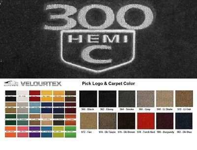Lloyd Mats Velourtex Chrysler 300C HEMI Custom Front Floor Mats (2005-2023) — 第 1/4 张图片