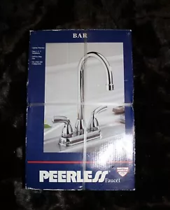 Vintage Peerless Faucet Brand New In Box! Model P88-L Chrome Bar - Picture 1 of 5