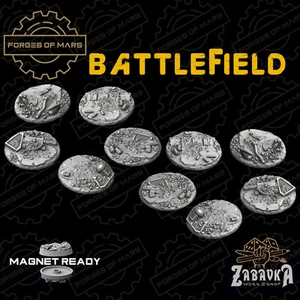 Bases - Battlefield - Round 32mm (x10) - Imagen 1 de 1