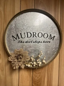 Wooden Frame Galvanized Farmhouse Home Decor Sign - Picture 1 of 1