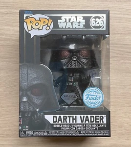 Funko Pop Star Wars Darth Vader Diamond Glitter #626 + protezione omaggio - Foto 1 di 6