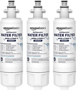 Amazon Basics Replacement Refrigerator Water Filter LT700P-S (3 Pack) New Sealed - Picture 1 of 6