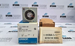 Omron h3ba-8h timer 05s to 100h 100/110/120vac 50/60hz - Picture 1 of 7