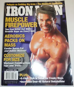 Iron Man Magazine Muscle Firepower & Aerobic Mass September 2006 112514R - Picture 1 of 1