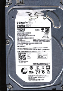 Seagate 4TB ST4000DM000 1F2168-500 SN W30 FW CC52 100710248 Donor Drive - Photo 1/2
