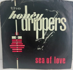 The HoneyDrippers Sea Of Love And Rockin At Midnight Vintage 45 RPM Record - Picture 1 of 4