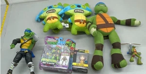 Lotto di 7 giocattoli Tmnt Teenage Mutant Turtles: 2 Fugglers, April o'neal 5 sotto - Foto 1 di 4