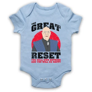 KLAUS SCHWAB EL GRAN REINICIO NO POSEER NADA Y SER FELIZ BEBÉ CRECER BEBÉ REGALO - Imagen 1 de 10