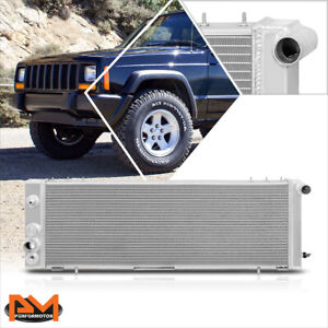 For 84-90 Jeep Cherokee/Comanche/Wagoneer V6 3-Row Performance Racing Radiator