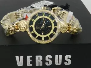 Versus Versace Women's Les Docks Petite 2 Hand Quartz Stainless Steel Watch 30mm - Picture 1 of 6