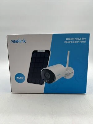 Reolink Wireless Security Camera 3MP  Battery Powered Argus Eco & Solar Panel - Image 1 of 3