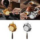 Tea strainer with wooden handle, stainless steel, fine mesh, for private and